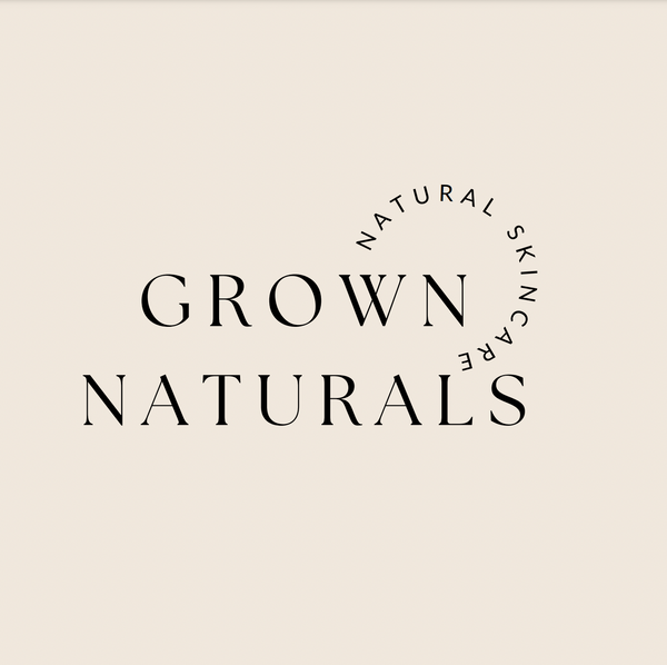 grown naturals logo natural skincare grass fed grass finished beef tallow balm whipped body butter non toxic clean moisturizer