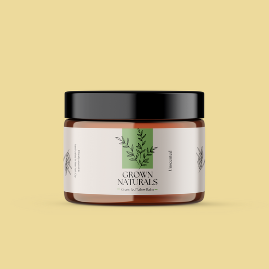 original unscented grass fed tallow balm natural moisturizer skincare lotion